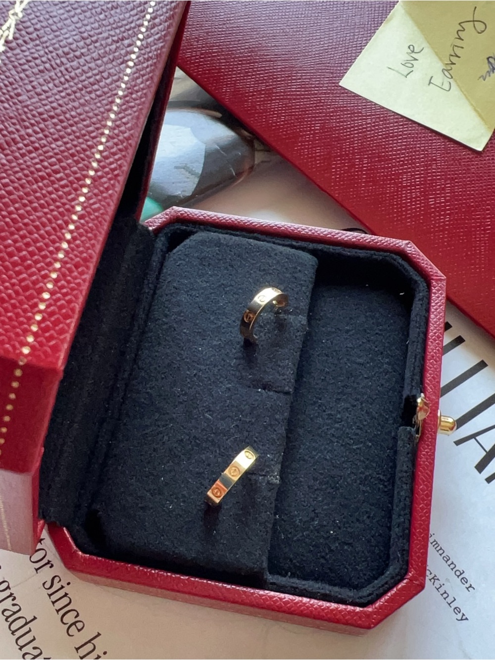 Cartier LOVE HOOP EARRINGS, SMALL MODEL - Picture 3 of 6
